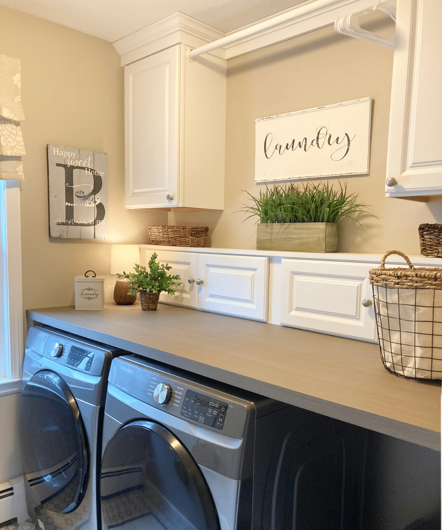 Laundry space designed by HB Stevens