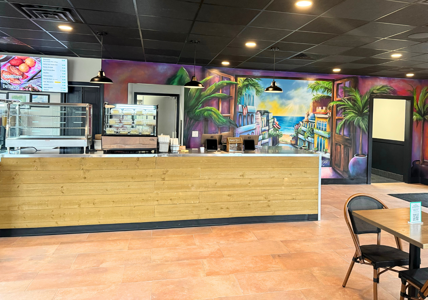 HB Stevens quick-serve dining space with streamlined design and practical seating solutions