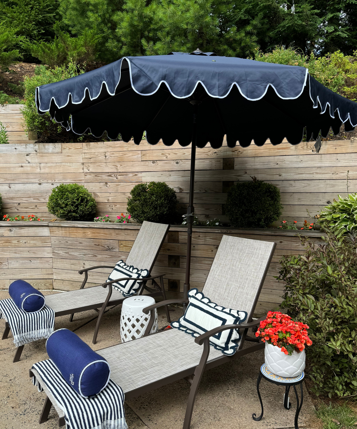 Outdoor patio design by HB Stevens