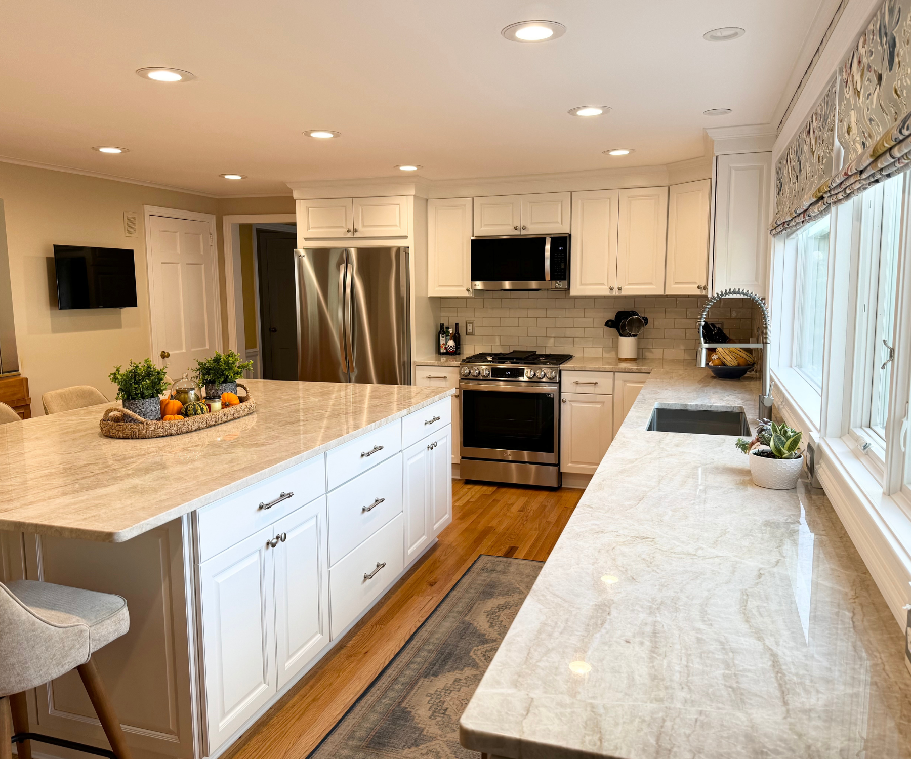 Open-concept kitchen designed for cooking and entertaining